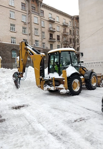 Special equipment AVTOGRAN for snow removal
