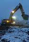 Special technics rentals by TOV 'Avtogran':  Excavator Komatsu PC LC with hydraulic hammer 3.5 tons, or bucket
